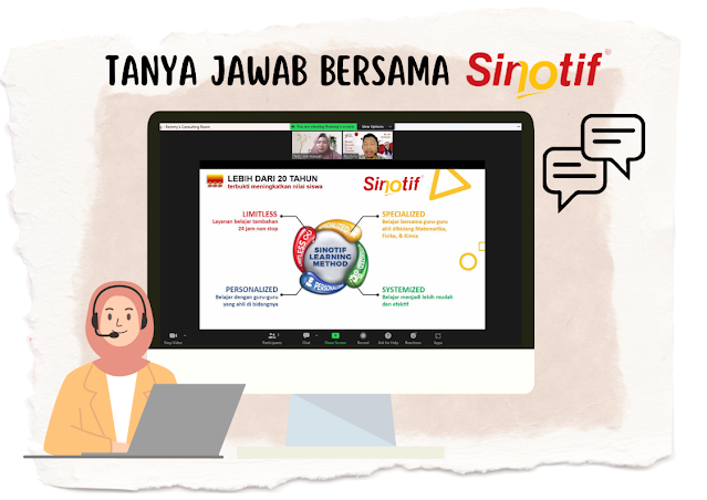 bimbel online matematika fisika dan kimia hanya di sinotif